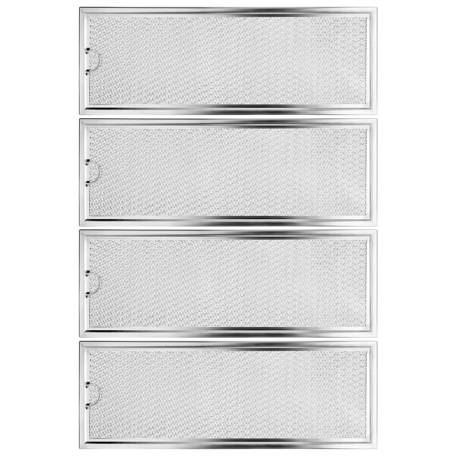 LUBIYACK 4Pcs Microwave Grease Filter Replacement for GE WB06X10288, Microwave Filter Replacement 13
