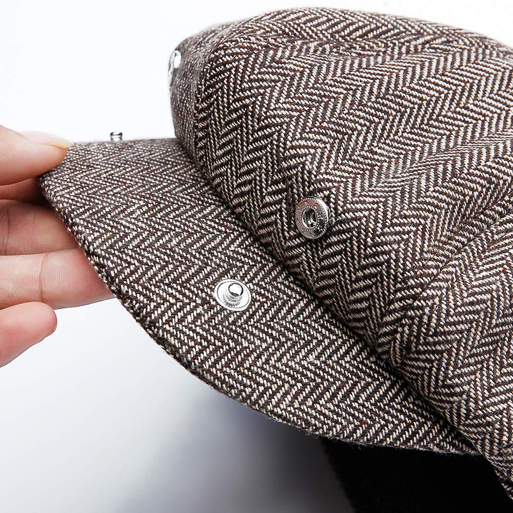 Czapka z daszkiem Gatsby 8-częściowa beret Newsboy Flat Cap