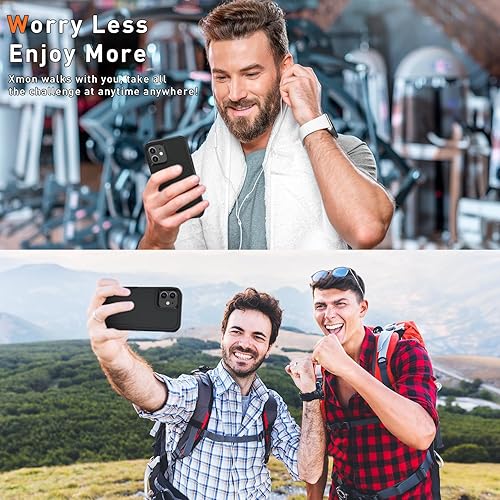 Miniatura 6 de Xmon Funda magnética para iPhone 11 compatible con MagSafe Protector de pantalla de vidrio templado con protector de lente de cámara Funda para