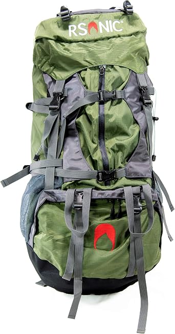 RSonic H2O - Zaino da escursionismo da viaggio, 60 litri, impermeabile, da  trekking, con protezione antipioggia, colore: Verde : Amazon.it: Sport e  tempo libero