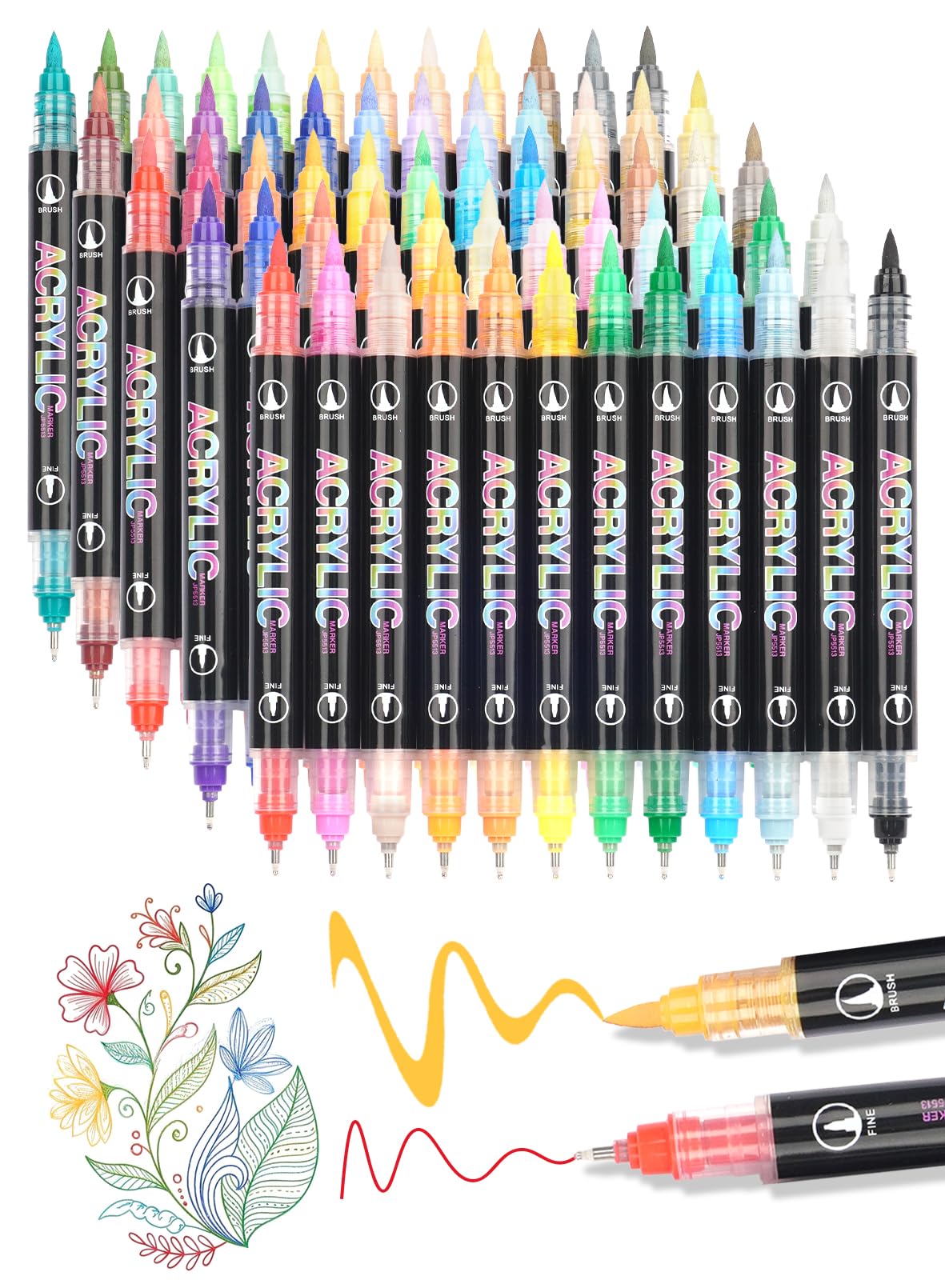 60 Colors Acrylic Paint