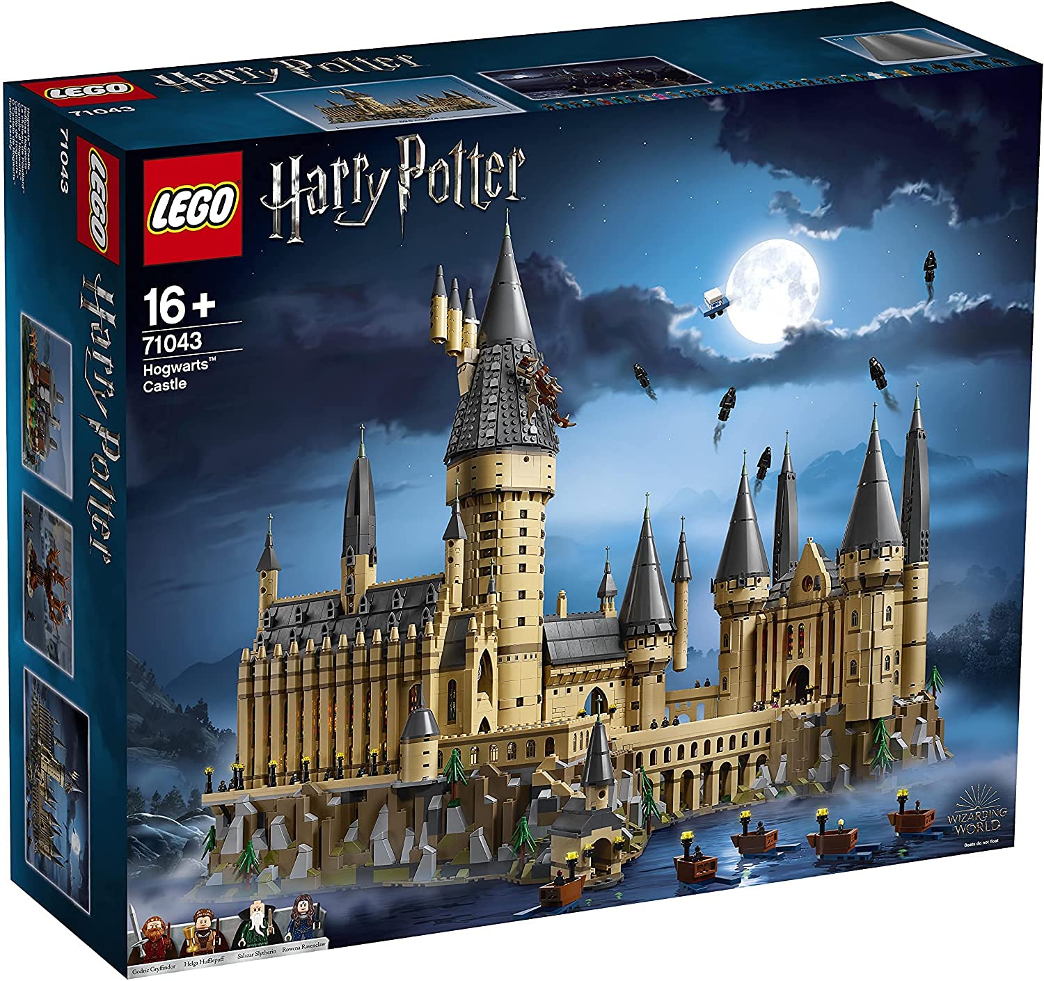 LEGO Harry Potter Zamek Hogwart 71043 | Model zamku, zestaw kolekcjonerski, prezent dla fana Harry’ego Pottera 16+, zestaw klocków konstrukcyjnych, 6020 elementów