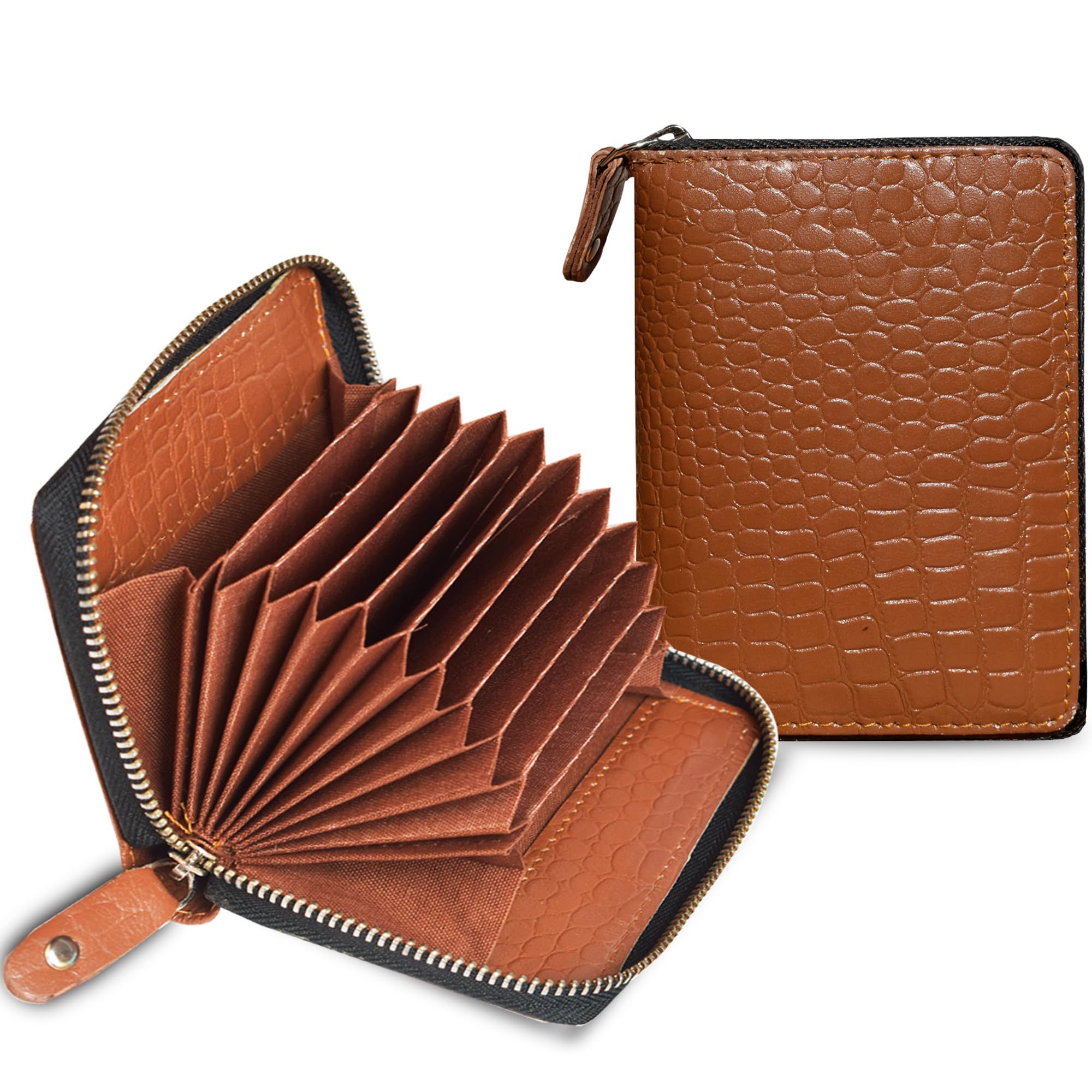 abys Leather Men & Women's Wallet (8129AB1_Tan)-picture-4