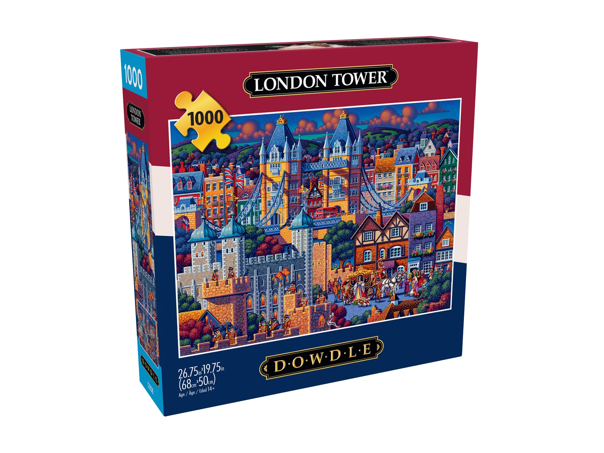 Amazon.com: Buffalo Games Eric Dowdle London Tower Jigsaw Puzzle