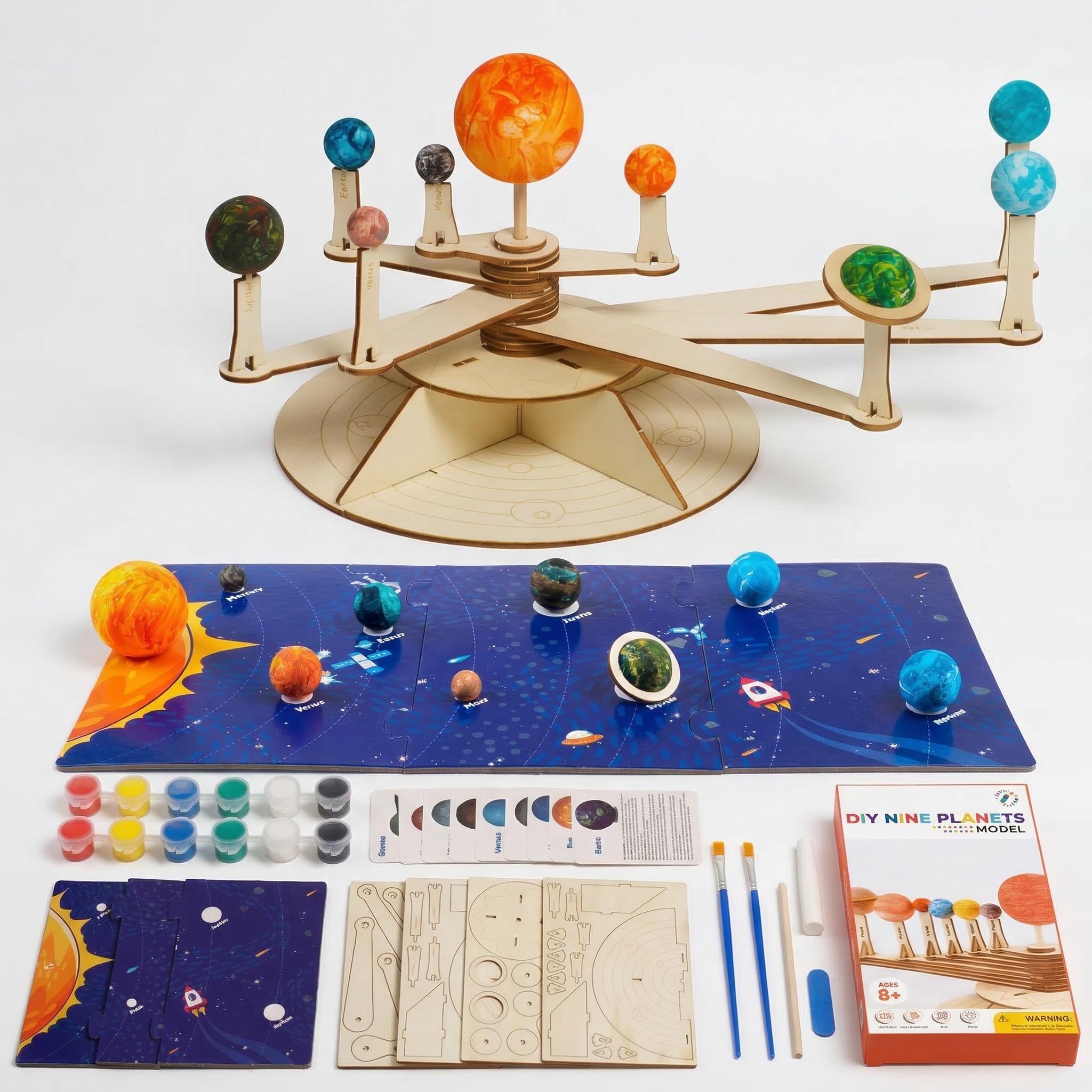 Amazon.com: Nine Planets DIY Solar System Model for Kids