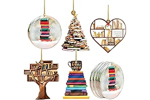 Exquisite Book Christmas Ornaments Set Enhance Your Festive Spirit
