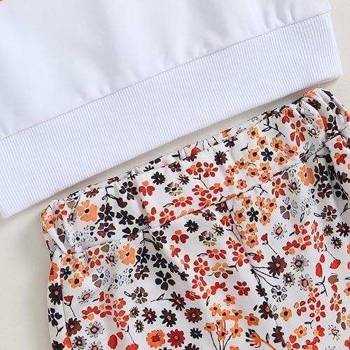 Miniatura 6 de Disfraz de Halloween para bebé niña pequeña, sudadera con cuello redondo y pantalones acampanados, para otoño