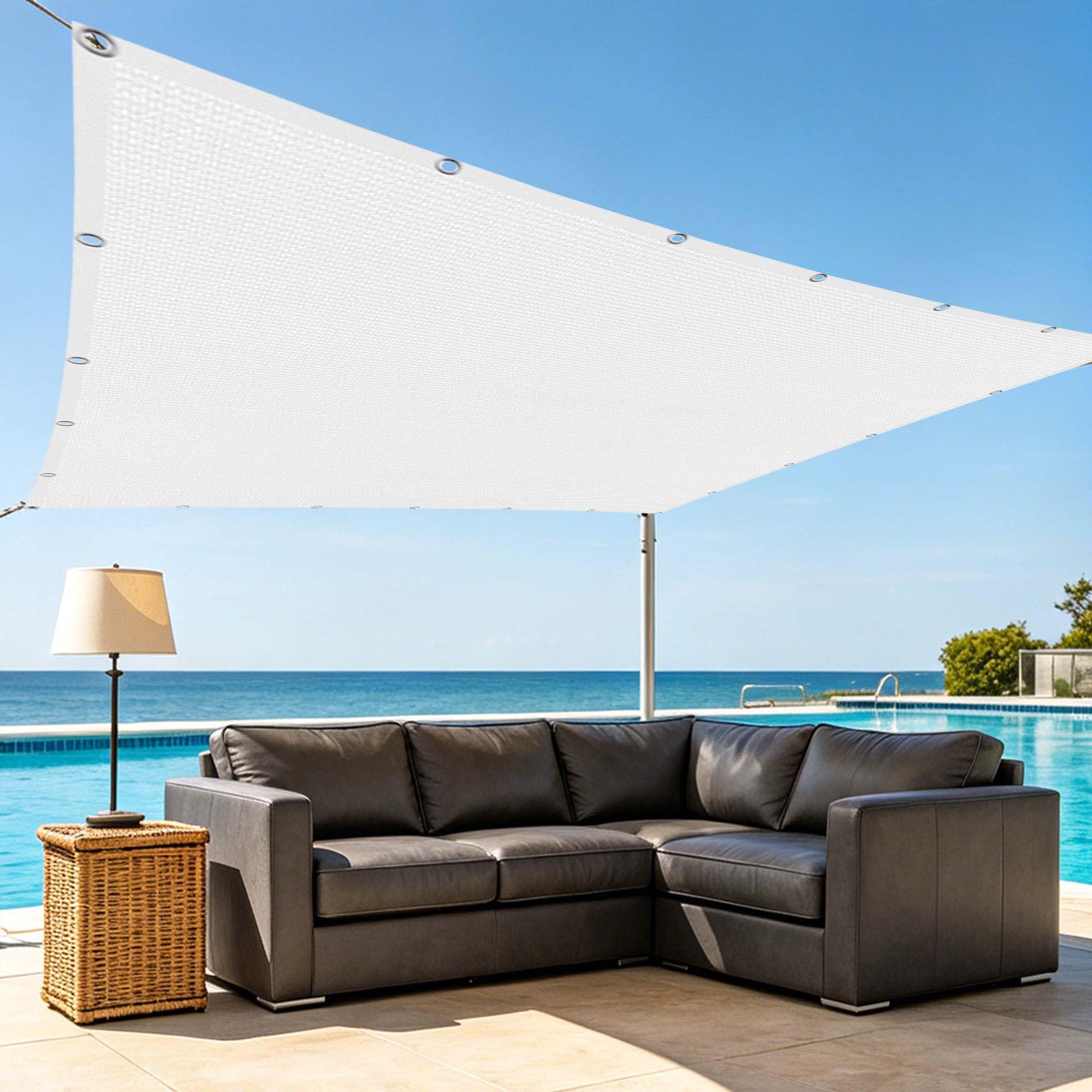 Filet protection solaire pour terrasse et balcon créez de l'ombre en été