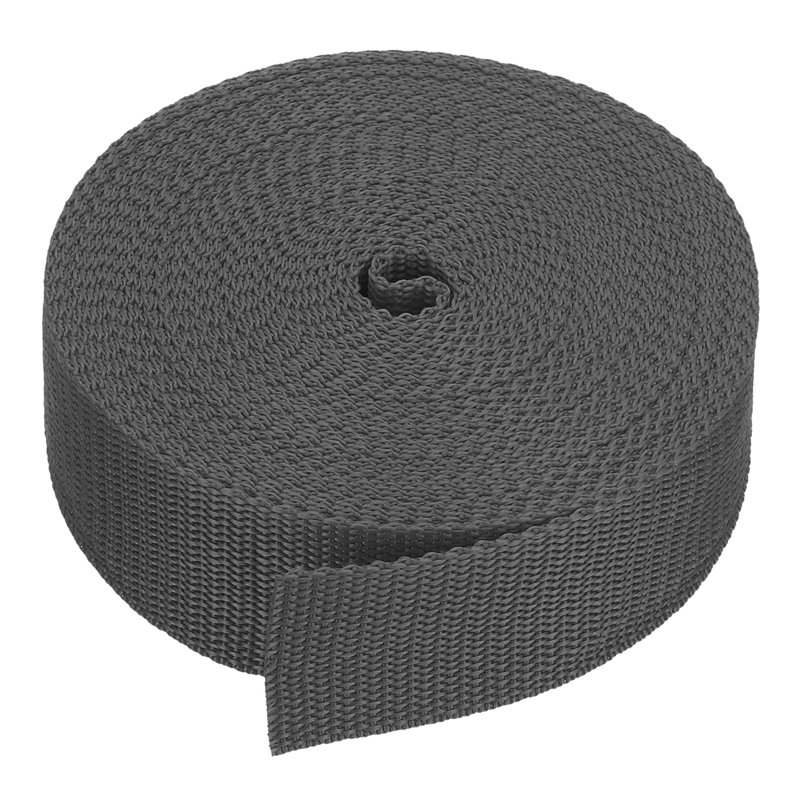 PATIKIL 9 Meters Webbing, 38mm Polypropylene Webbing Strap Heavy Webbing Roll Chair Straps for Indoor Outdoor Climbing DIY Crafting, Dark Gray โ image 1