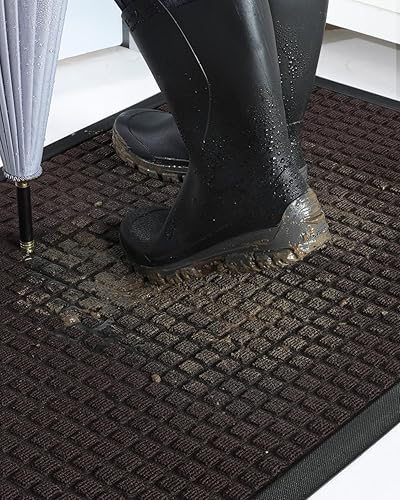 Miniatura 22 de MontVoo - Tapete para puerta de entrada exterior, exterior, interior, para entrada, tapete de bienvenida, tapete de entrada con parte trasera