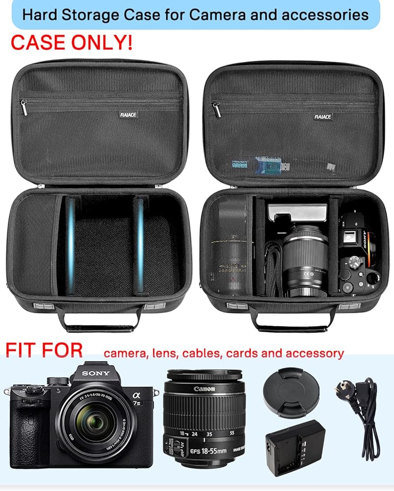 Amazon.com : RAIACE Hard Case Compatible with Sony Alpha 7 II III