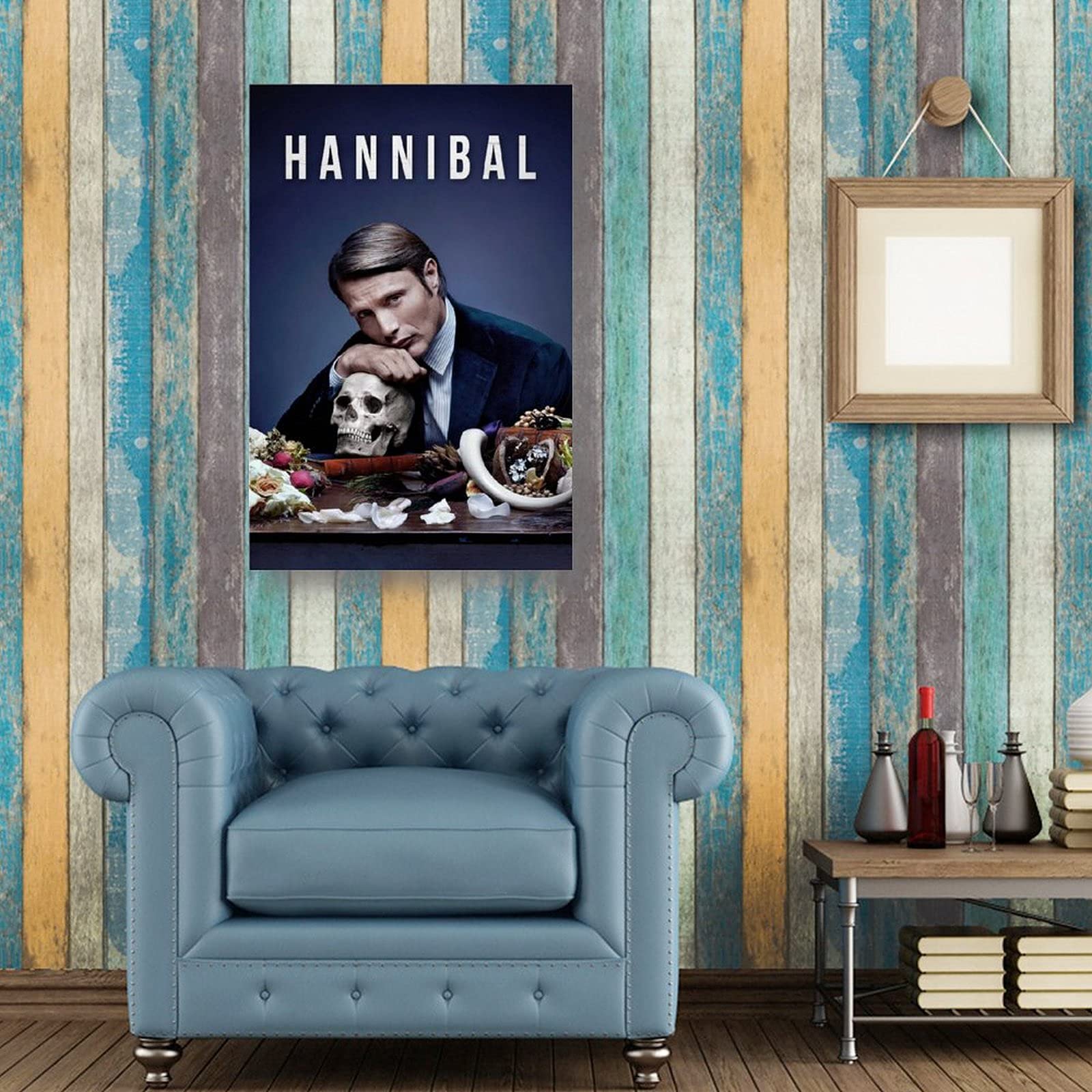 Poster Hannibal Saison 2 - Impression Sur Toile 50 X 75 Cm - Décoration Murale Moderne Pour Chambre, Salon - Affiche Série TV Qualité Musée