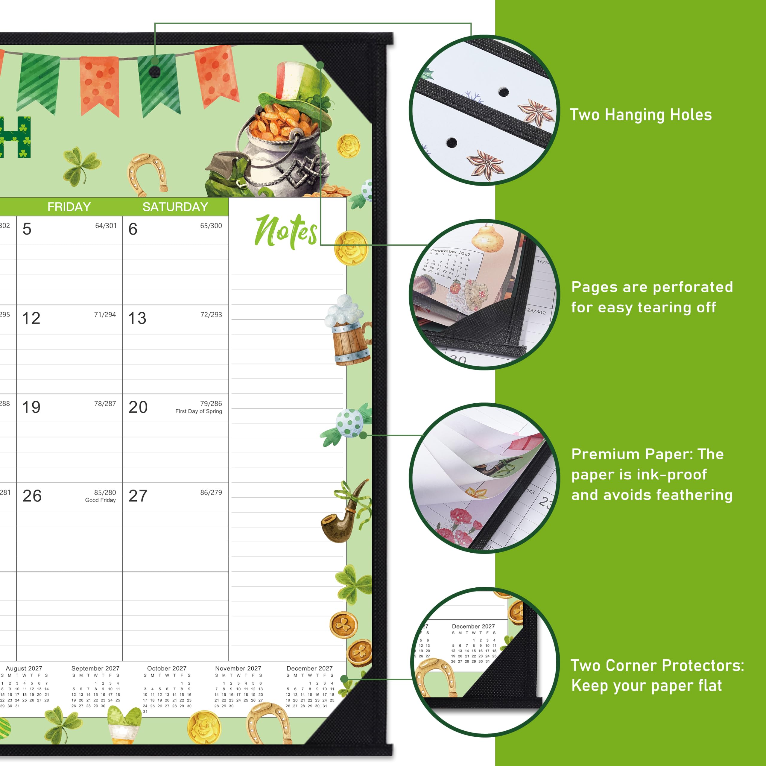 Vindora VILSHBDWFBZL2026 - Calendario de escritorio