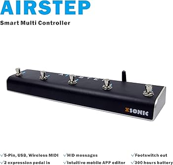 XSONIC/AIRSTEP MIDI フットコントローラー AIRSTEP - XSONIC | Hookup, Inc.
