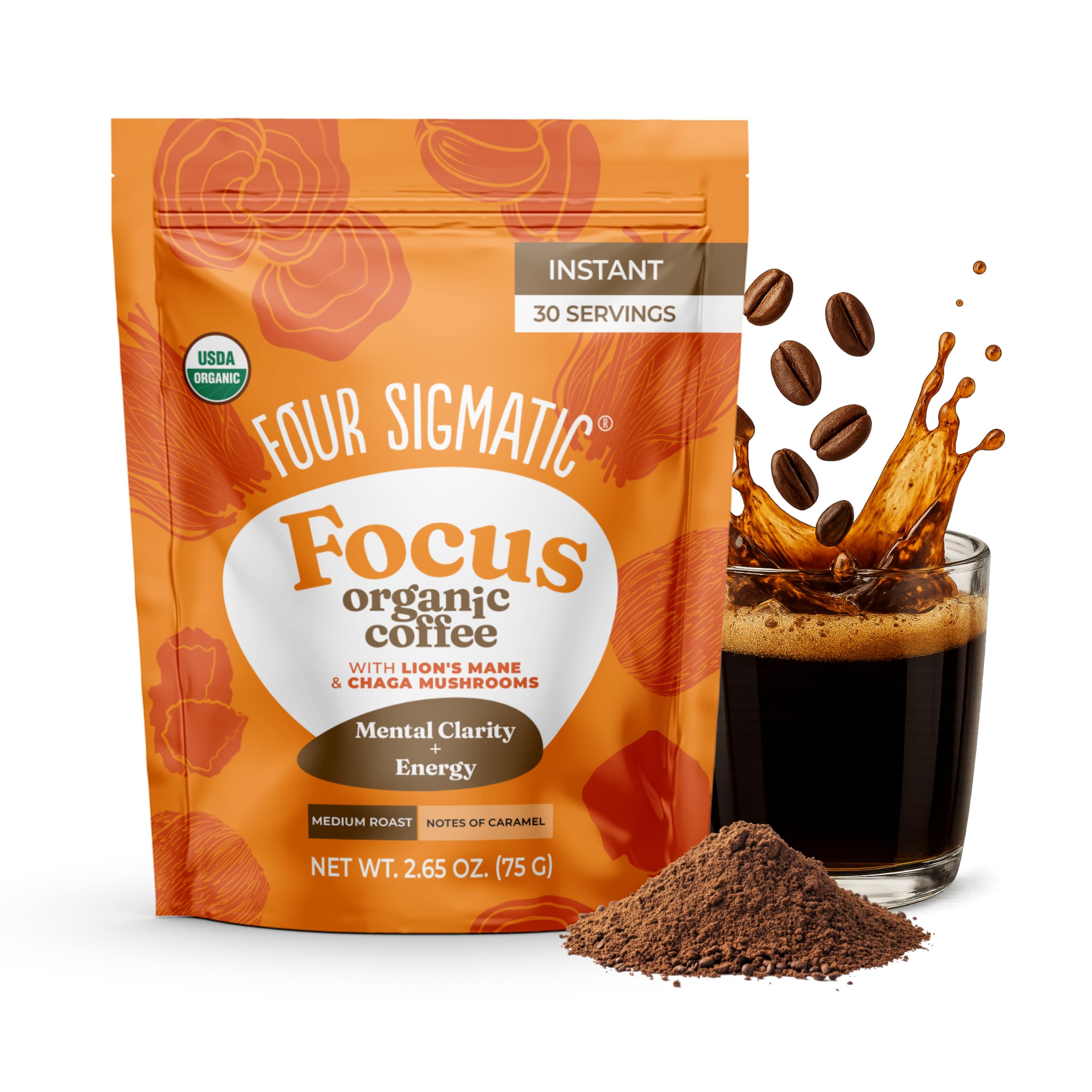 Four Sigmatic Organic Mushroom Coffee Focus