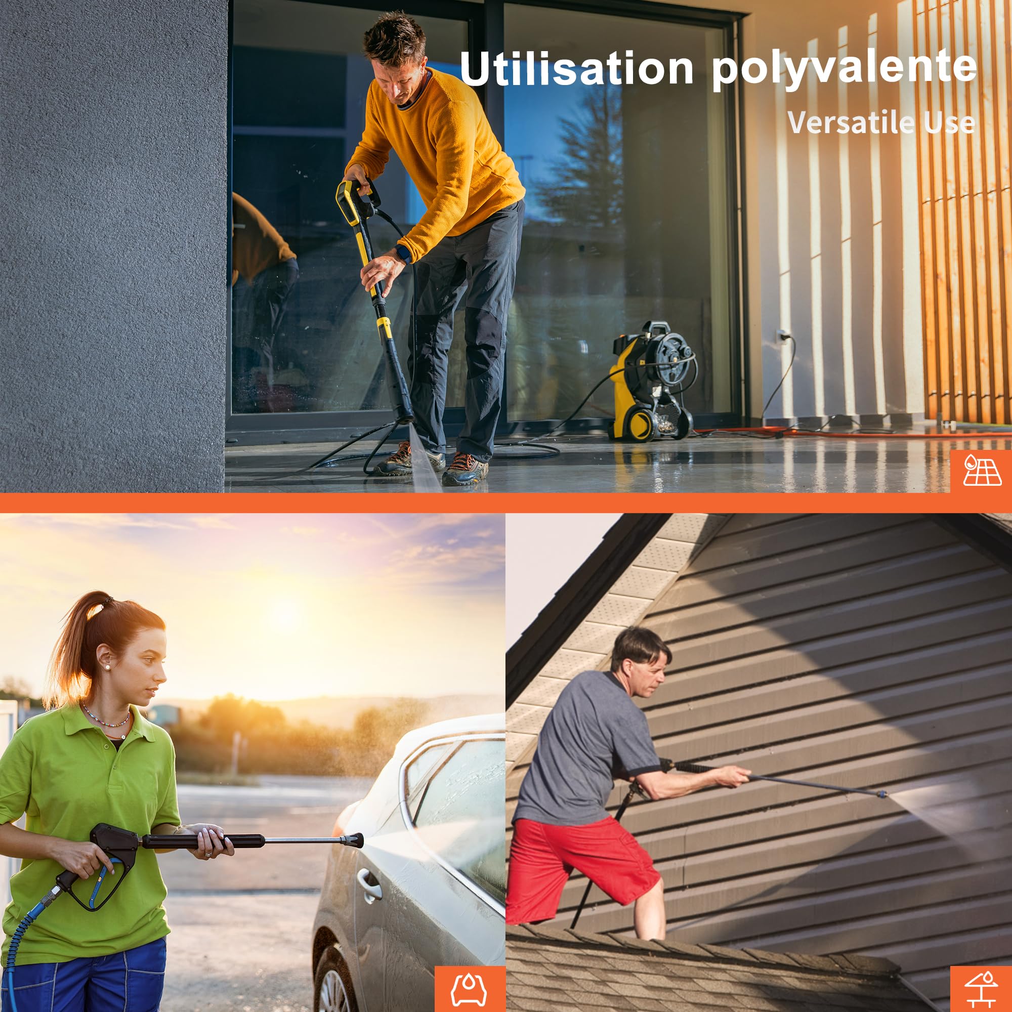 Ufixed 1/4HoseDE-Orange