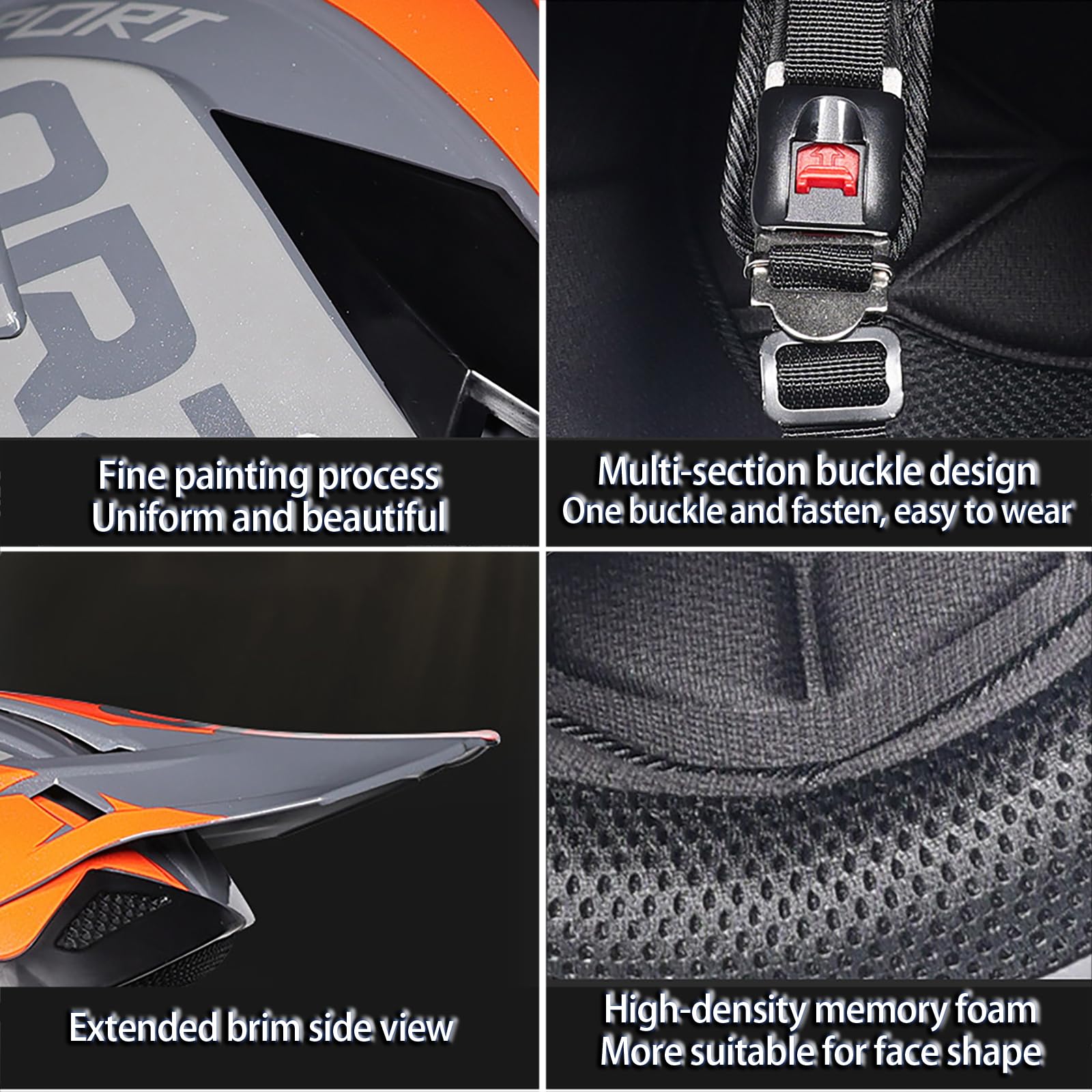 Cascos Motocross ATV jóvenes niños y Adultos con Gafas homologados por el Dot Cascos MTB Off-Road BMX Enduro Downhill y Quad Casco protección Motos Cross y Street