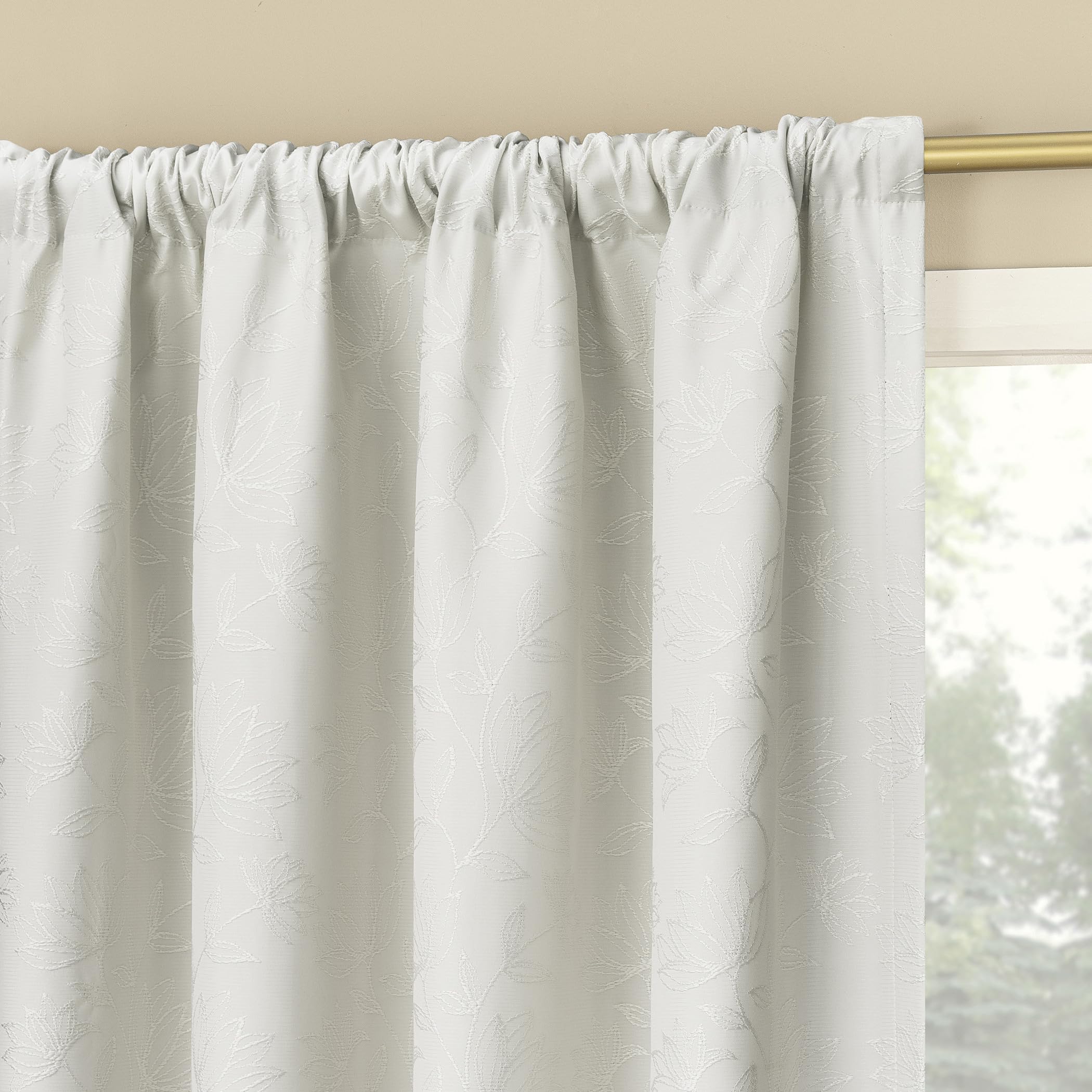 Rideau occultant contre la lumière jacquard floral Sun Zero Beverly 160