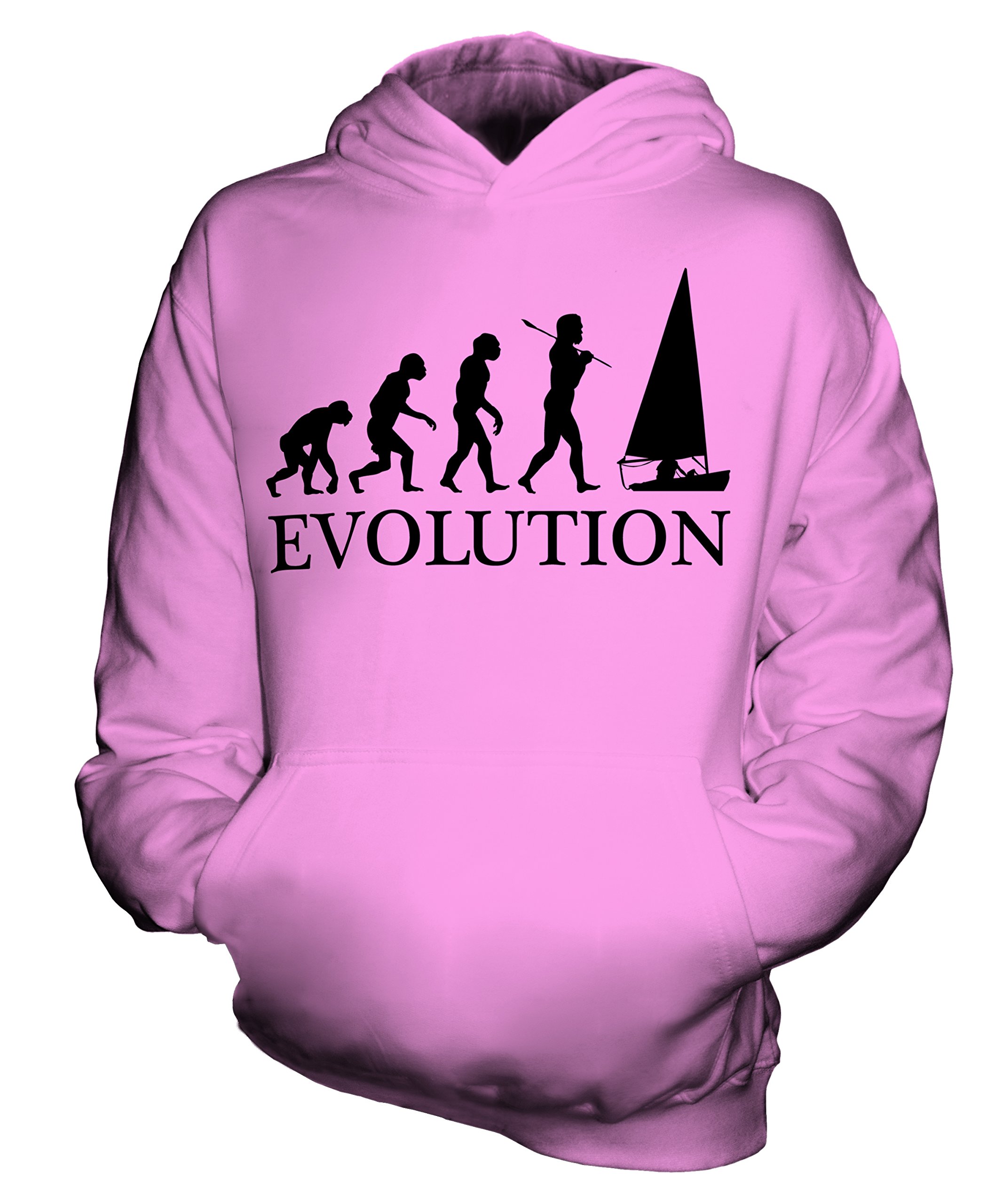 Candymix Togo in Barca Evoluzione Umana Unisex Bambino Ragazzi/Ragazze Felpe con Cappuccio