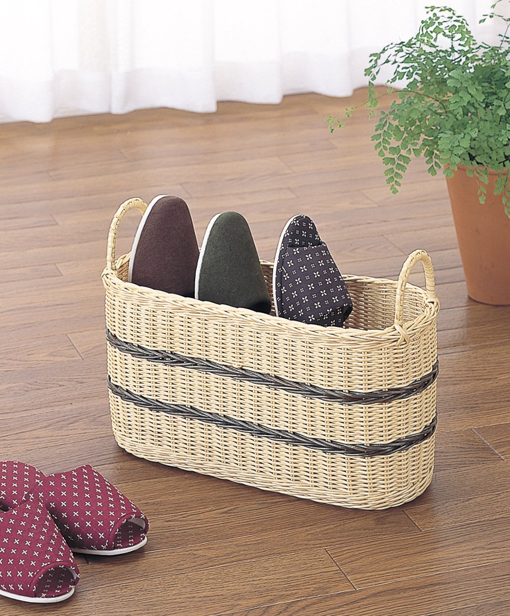 Amazon｜今枝商店 ラタン スリッパラック R-232｜スリッパラック