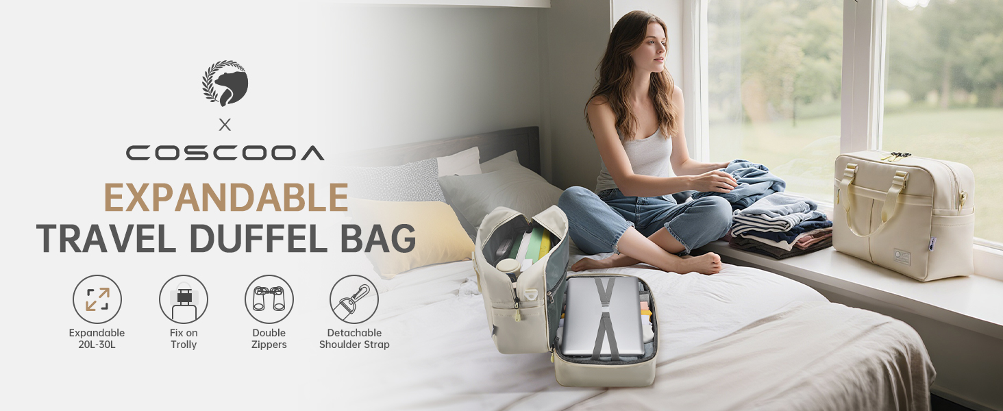 Amazon.com | COSCOOA 40x30x15 cm Personal Item Travel Bag