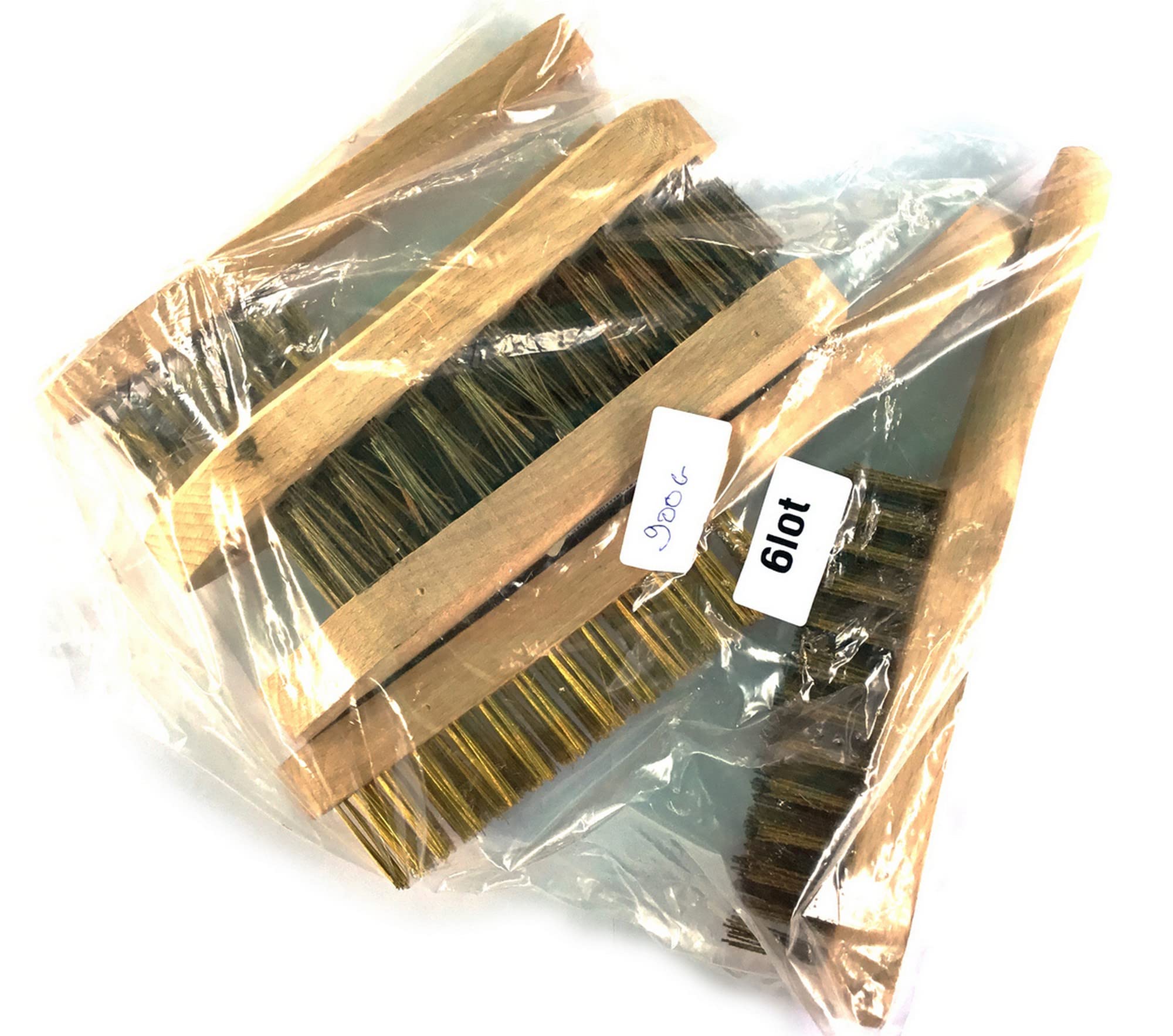 Kibros Assortiment 6 brosses métal soudeur violon bougie acier laitonné