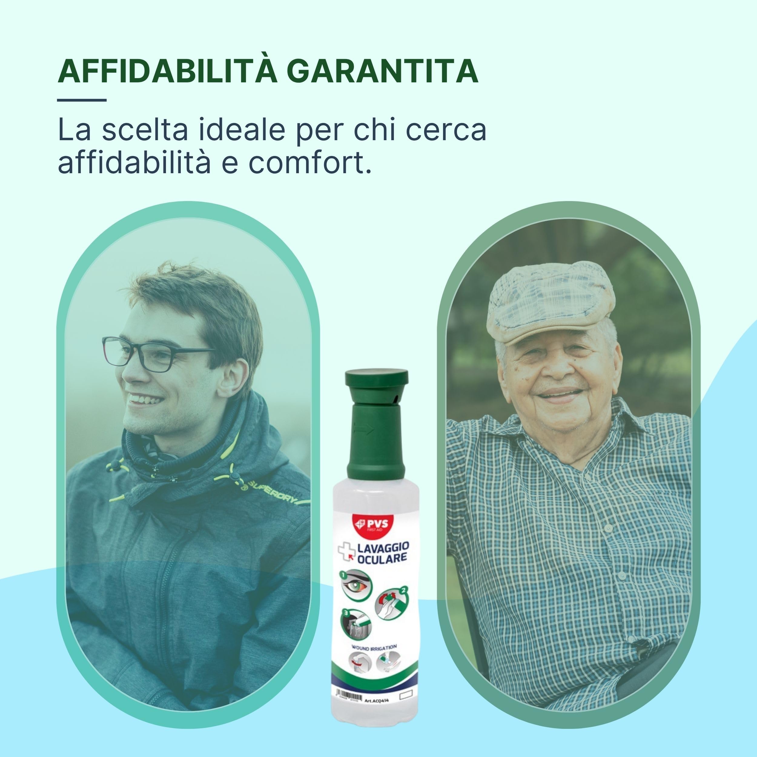 REMEDIA ONE - Soluzione Salina Sterile per Lavaggio Oculare di Primo Soccorso 10 pz - Flacone 500 ml con Tappo Monouso