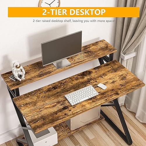 Miniatura 3 de NOBLEWELL Escritorio para juegos con soporte para monitor de 37.5 pulgadas NWOC1 silla de oficina