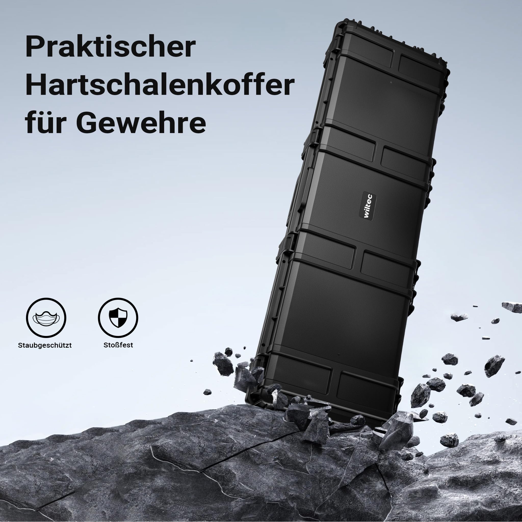 Wiltec Waffenkoffer für Langwaffen