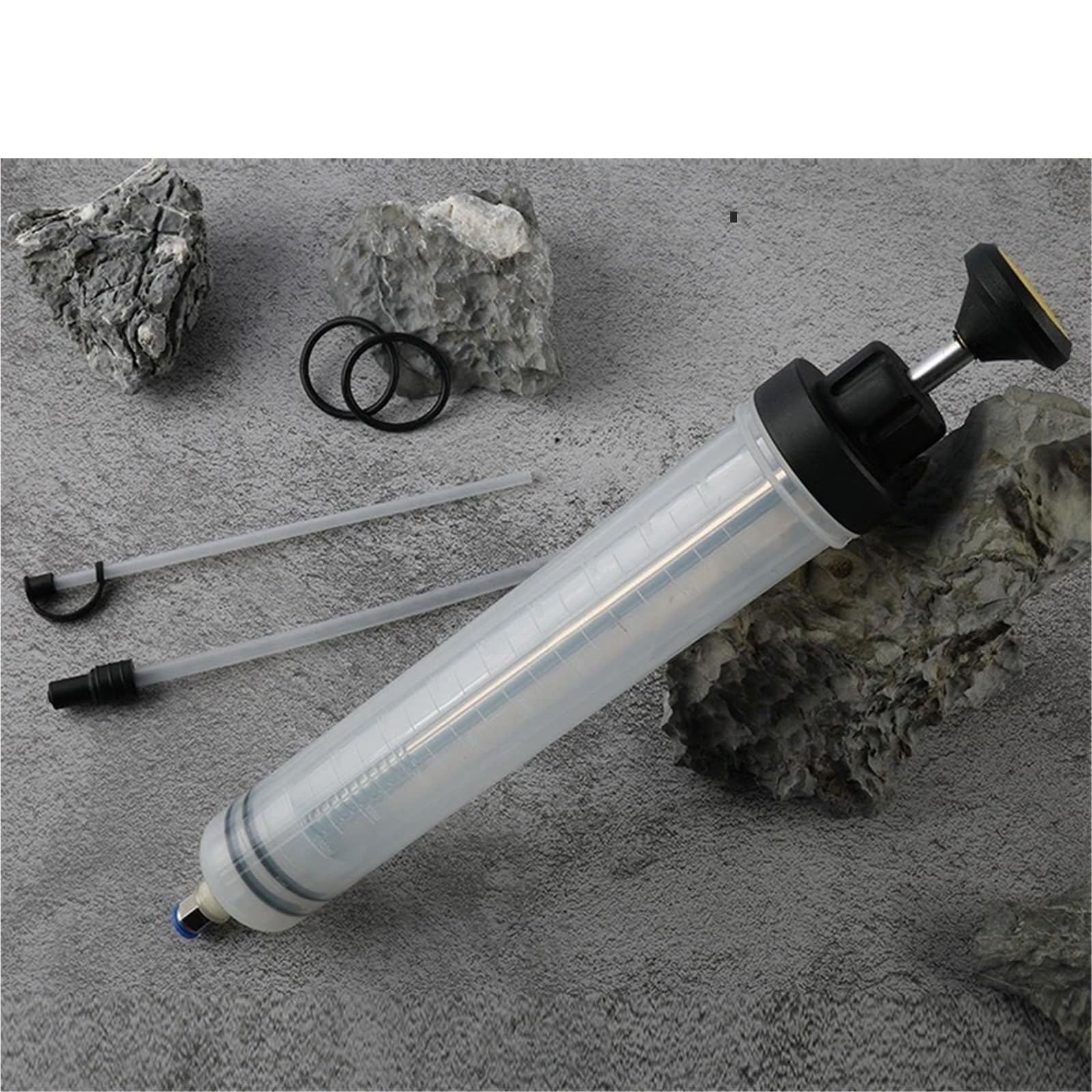 Extractores de fluidos Jeringa de llenado, transferencia, extracción combustible automotriz, dispensador bomba manual, accesorios para vehículos Bomba de aceite | 1500ml