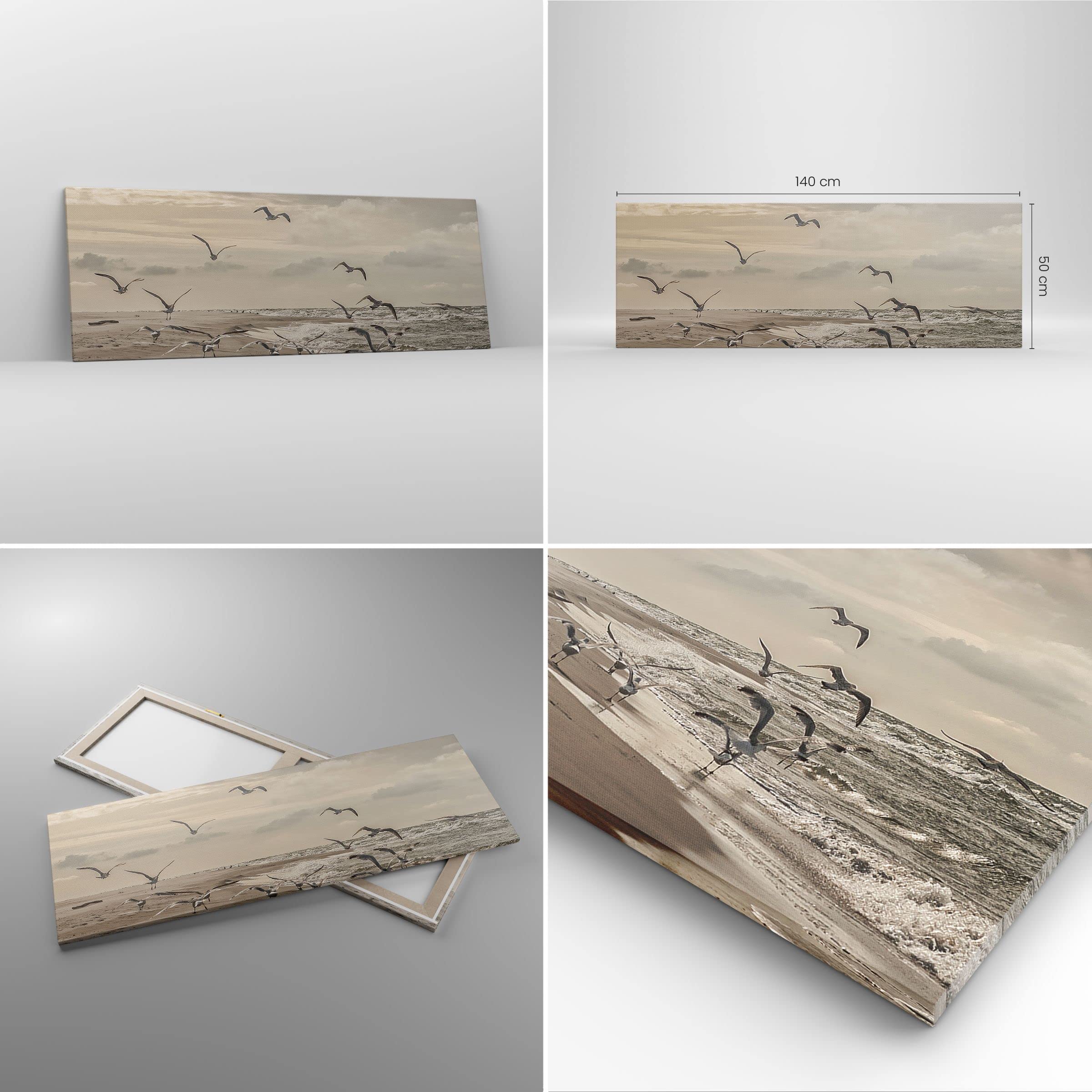 ARTTOR Leinwandbild 140x50cm Wandbild Landschaften Maritim - 4723