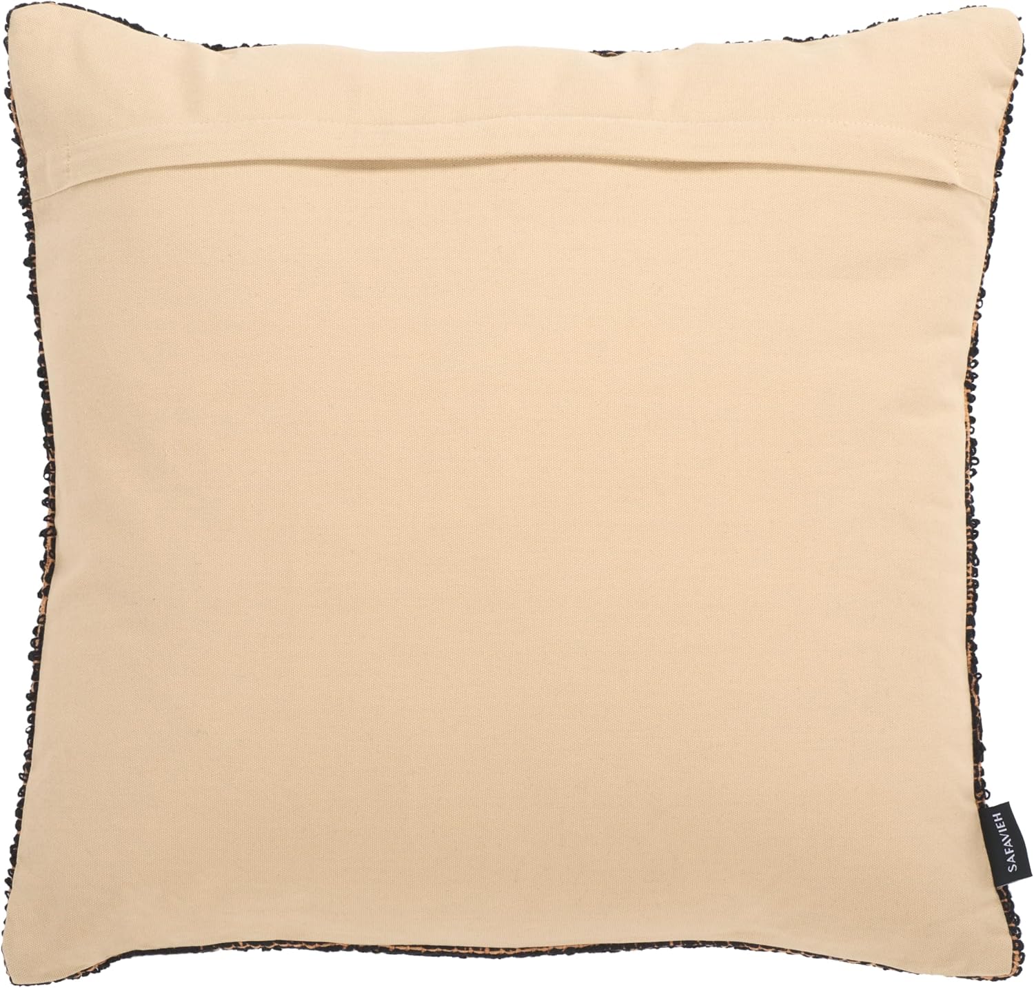 SAFAVIEH Home Collection Kailo Black/Natural Decorative Accent Throw Pillow with Insert