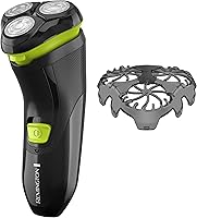 Remington PR1320 UltraStyle Rechargeable Rotary Shaver - Cordless 40 Min Runtime, Stubble Attachment, Precision Contour Heads