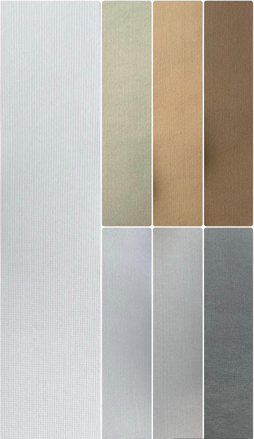 SOLE Vertical Blinds Slats Made to Measure 89mm (3.5" Wide) with FREE