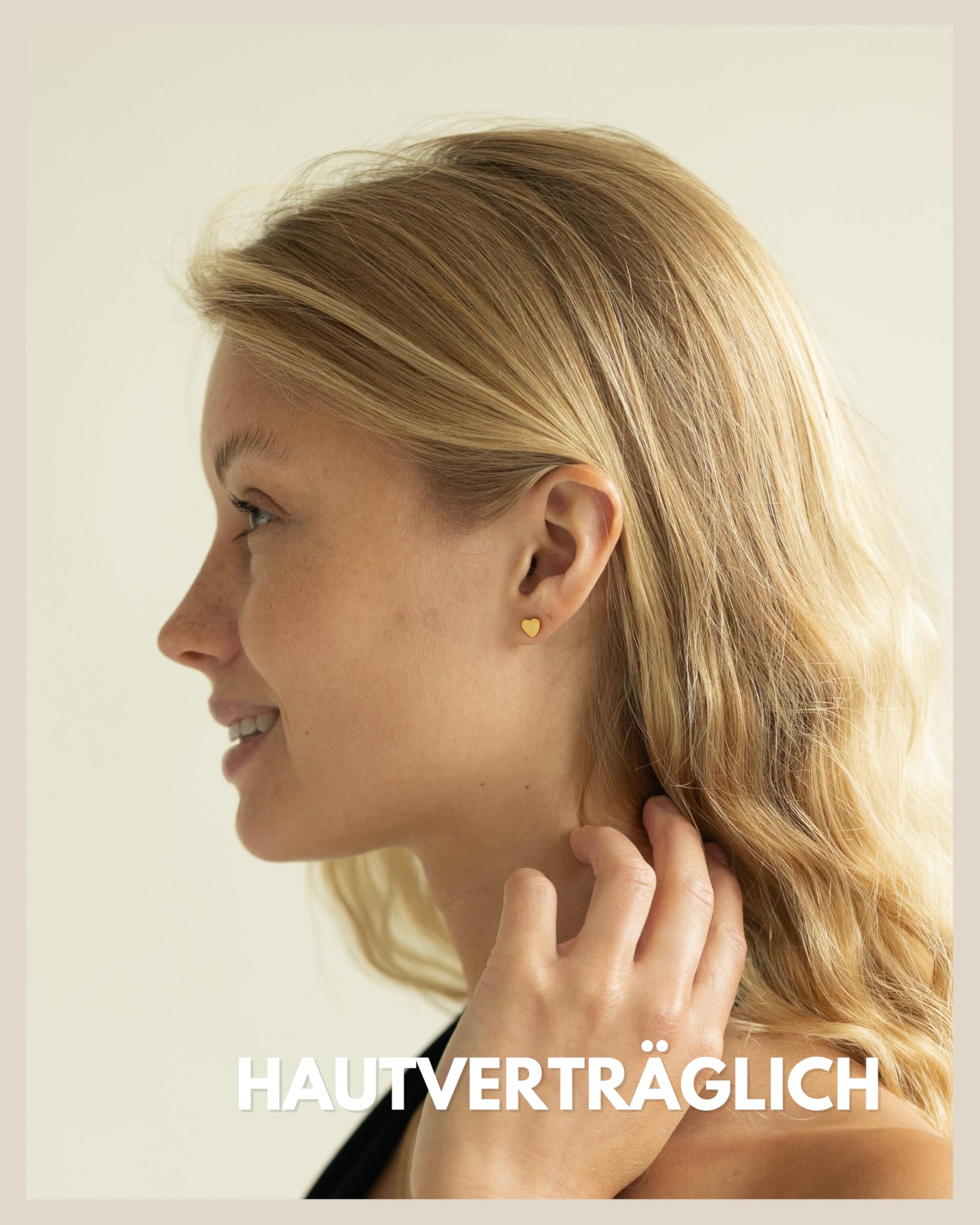 GD GOOD.designs Schmucksets für Damen - Geschenkset inkl. Herz Armband, Halskette mit Herzanhänger, Ohrstecker in Herzform | Gold, Silber oder Rosegold
