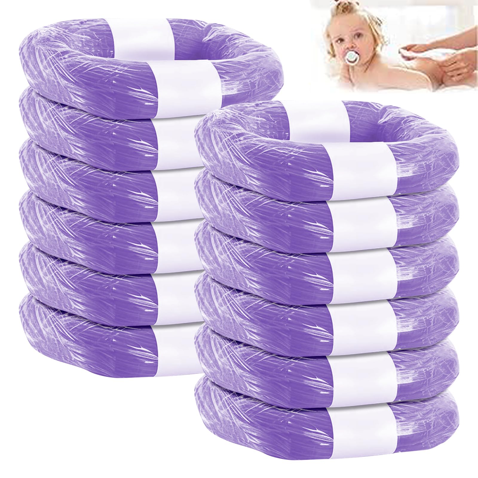 12 Pezzi Ricarica Mangiapannolini Compatibili con Tutti Tipi di Ricarica, Compatibile con Maialino