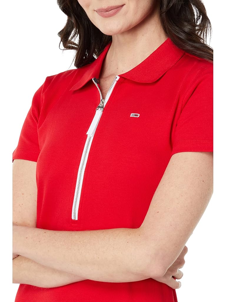 Tommy Jeans Zip Polo Dress