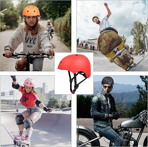 Miniatura 22 de 67i Casco de bicicleta, casco de patineta para adultos, ciclismo, scooter, cascos para hombres y mujeres, casco de patinaje ajustable