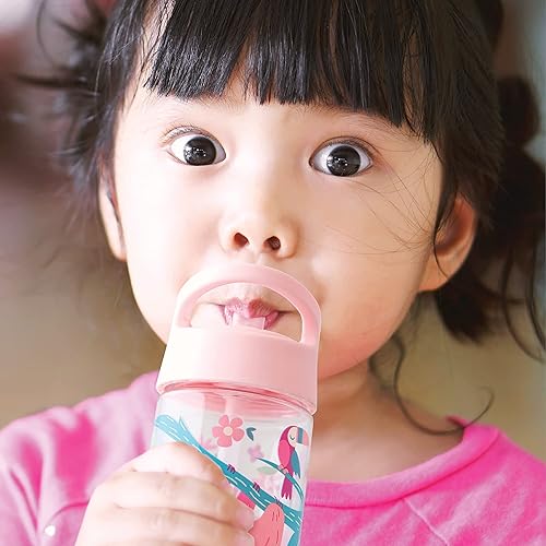 Miniatura 4 de Stephen Joseph, Botella de agua con tapa abatible para niños, 10 onzas, Tritan sin BPA, botella de agua para niñas y niños, botella con tapa