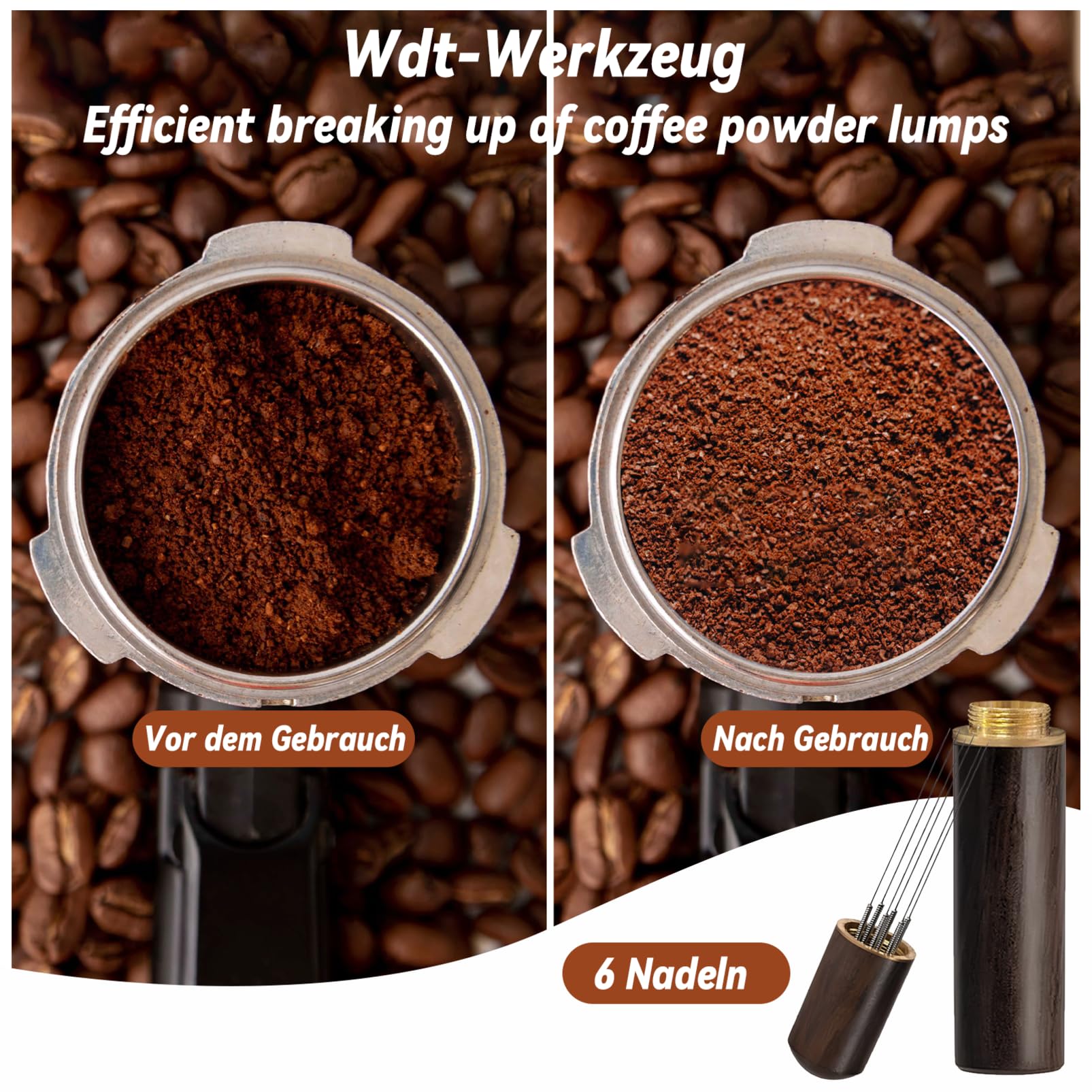 Lot de 22 tampons à Expresso de 51 mm, Presse-Expresso de 51 mm avec Tapis à Expresso, mélangeur à café, cuillère à mélanger, pichet à mousser, Stylo Latte Art et pochoirs décoratifs