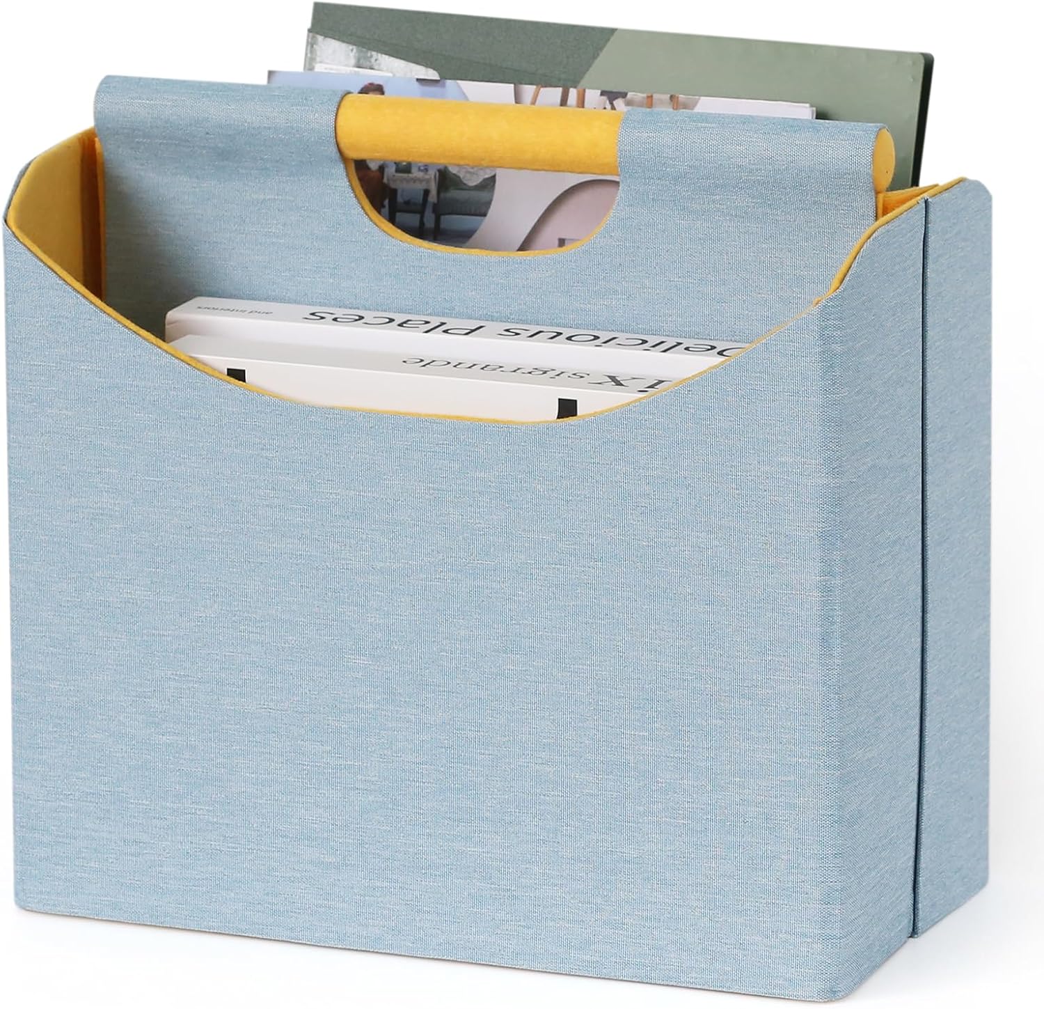 Amazon.com: EZDeco Magazine Holder,Foldable Magazine Rack Floor ...