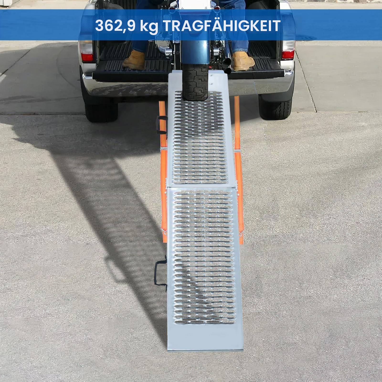Laderampe, robuster Stahl, 2 Stück