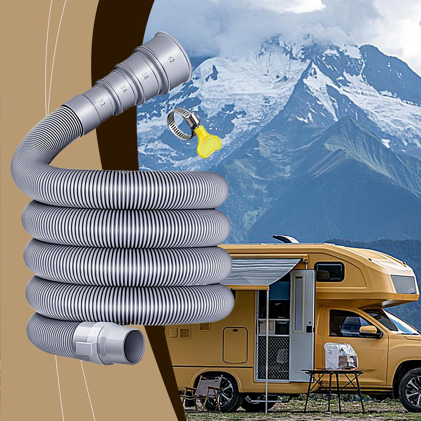 Tuyau D'Évacuation Pour Caping-Car &ap; Caravane - Tuyau De Drainage RV