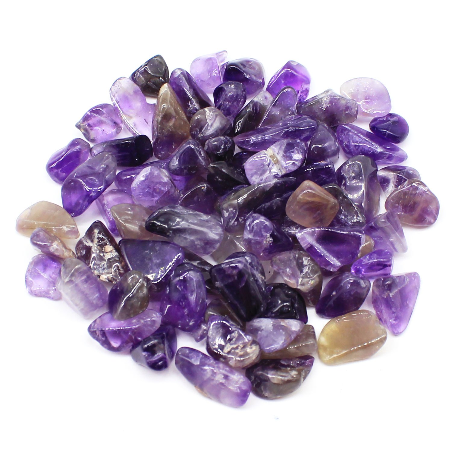JARTC 1 OZ Garnet Small Tumbled Chips Crushed Stone Healing Reiki Crystal Jewelry Making Home Decoration Aquarium Décor Gravel — view 10