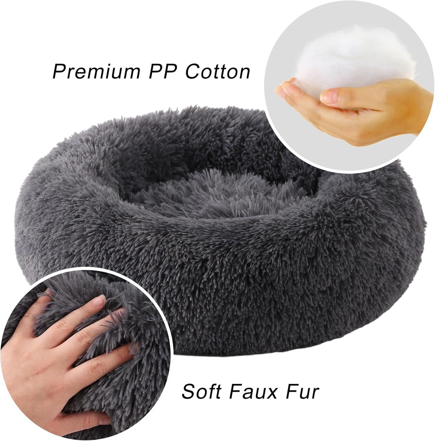 Cozy Comfort: Review of the Calming Anti-Anxiety Round Pet Bed for Small Dogs and Cats