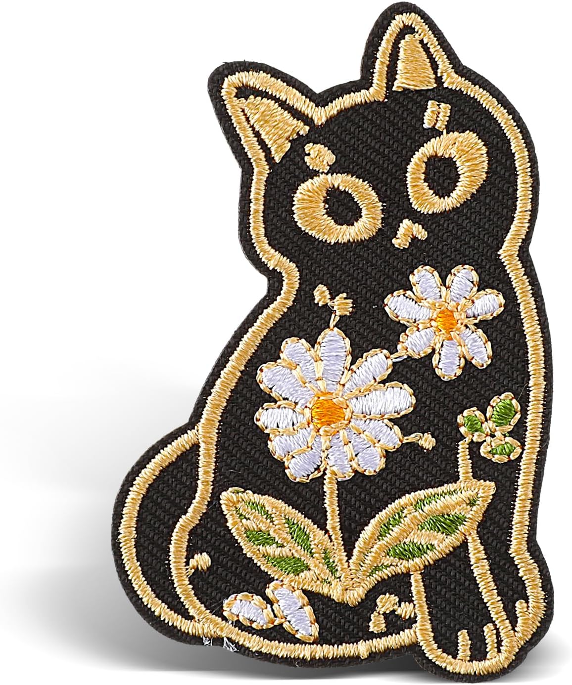 Embroidered Patches, Cartoon Cute Cat Iron On Patch Embroidered Badge Appliques Repair Patch DIY Clothes Accessories for Backpacks Jackets Jeans(Cat)