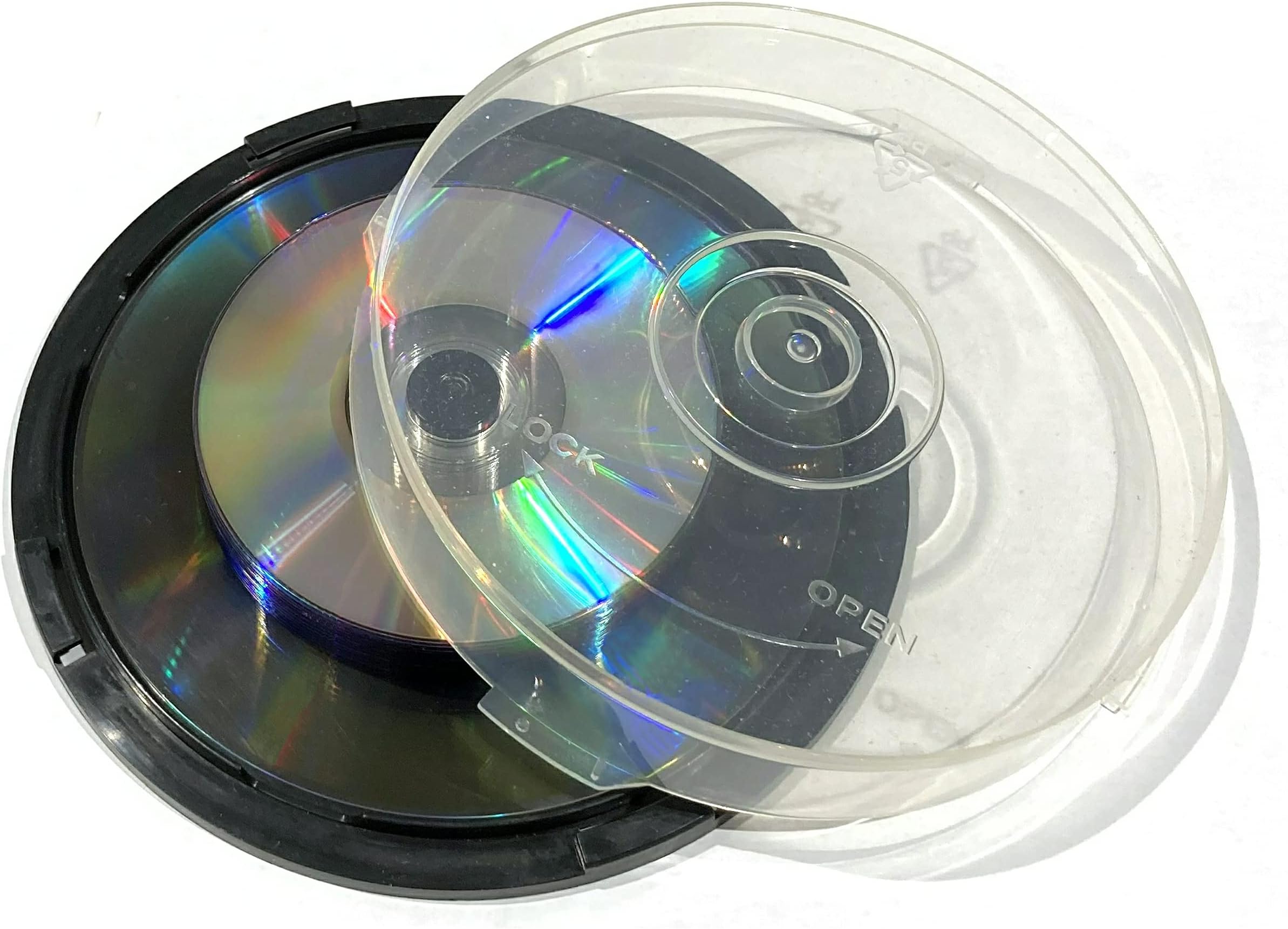 10 8cm Mini Blank DVD-R Discs with Shiney Silver Surface (Media Code TDK TTG01) Ideal for Mini DVD Camcorders