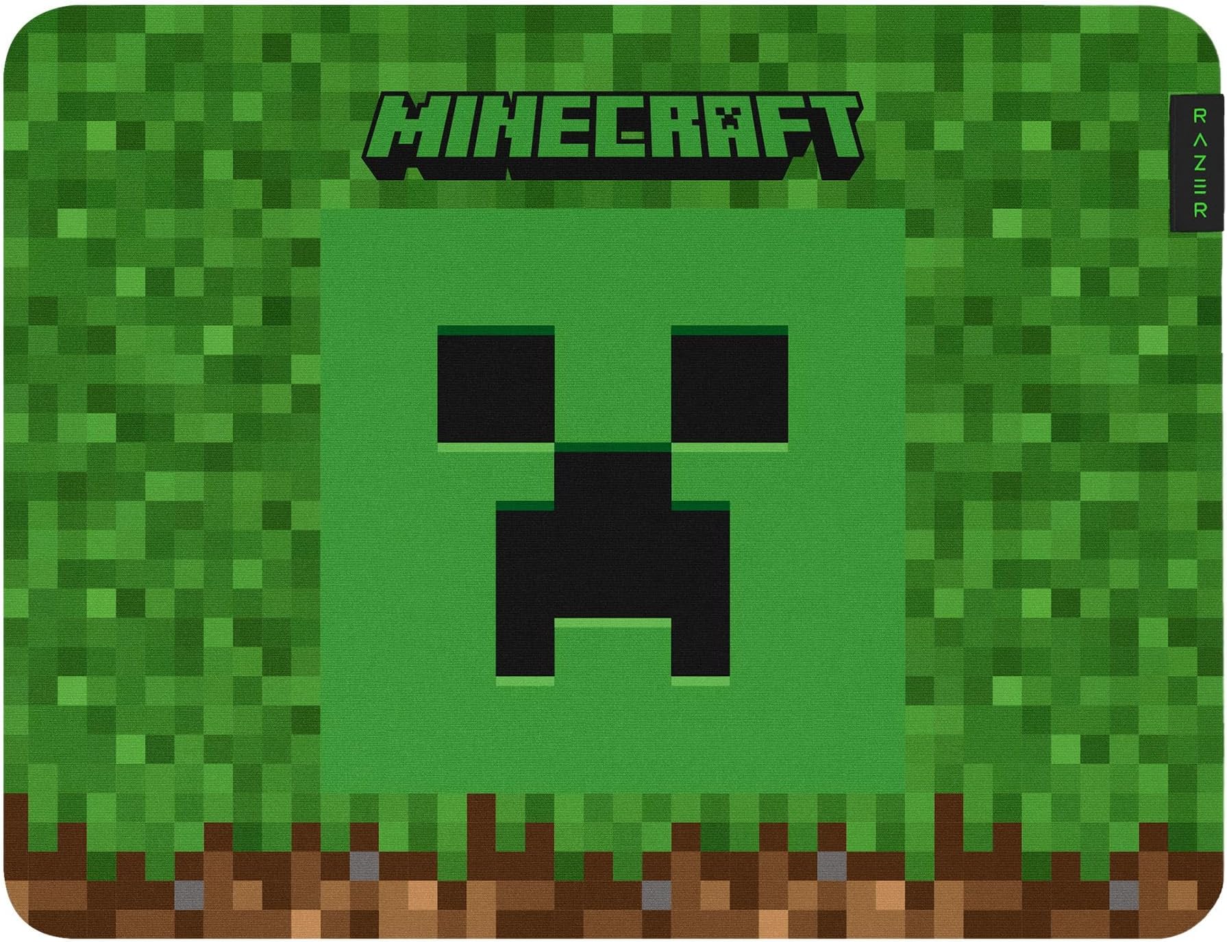 Gigantus V2 Cloth Gaming Mouse Pad (Medium): Textured MicroWeave Cloth Surface - Thick, High-Density Rubber Foam - Non Slip Base - Minecraft Edition