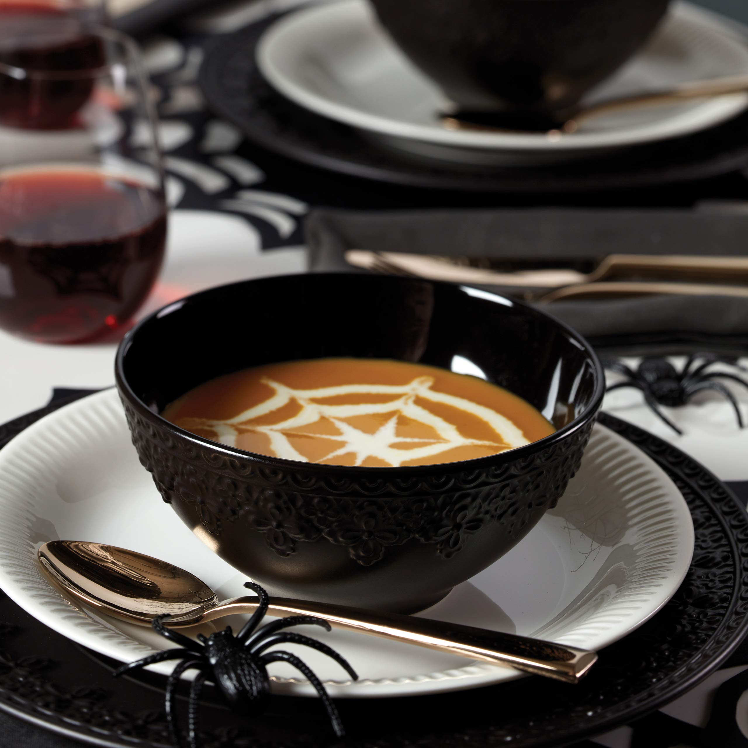 Amazon.co.jp: LENOX ブラック チェルス ミューズ フルール マット