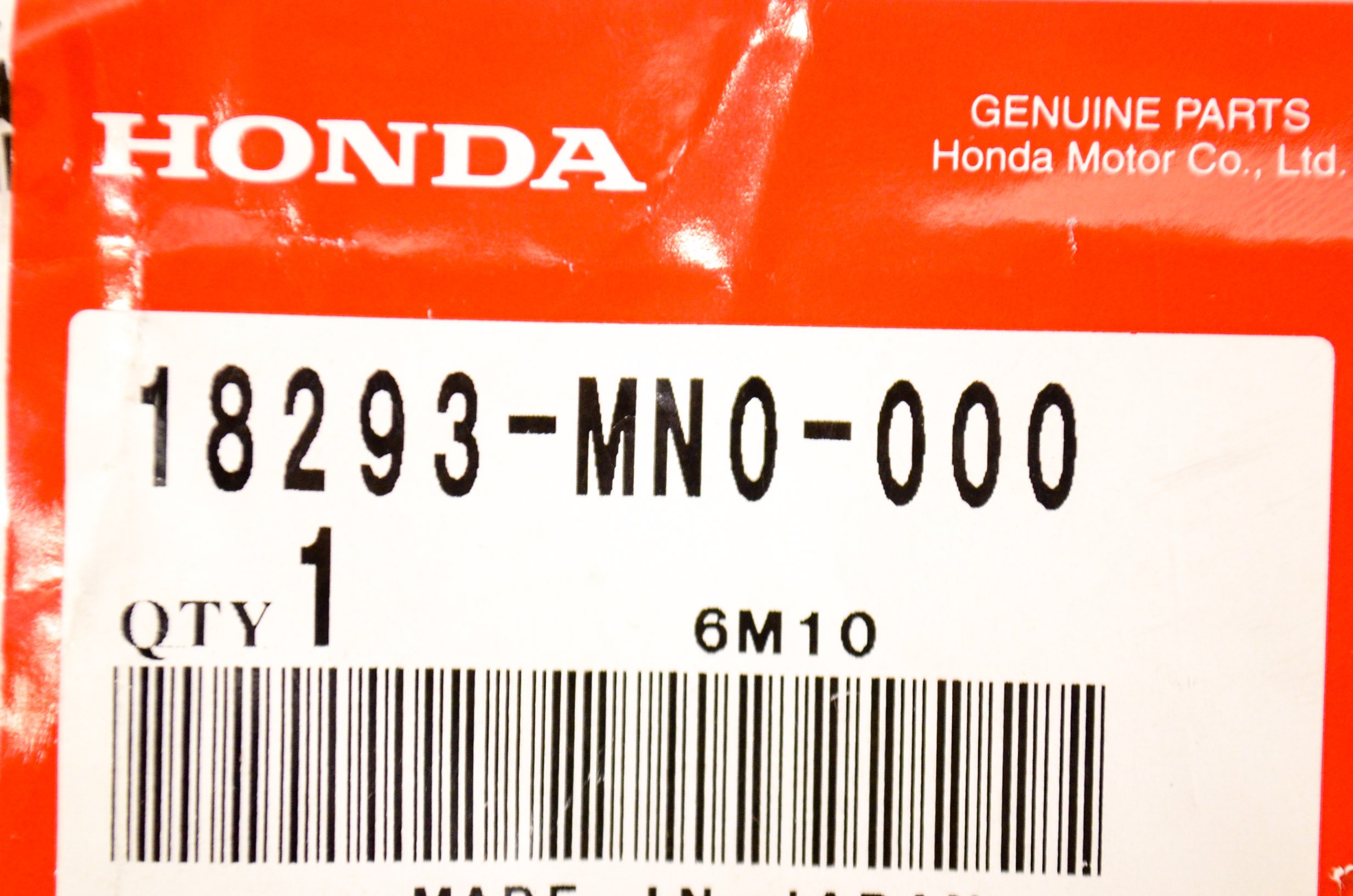 Amazon.com: Honda 18293-MN0-000 RUBBER, PROTECTOR QTY 1 : Automotive